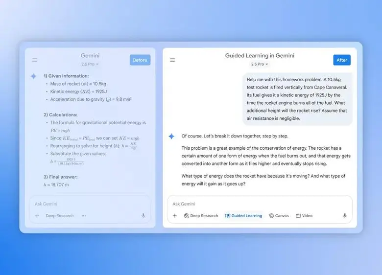 Cómo usar la IA de Google para estudiar mejor: lanzan nuevas funciones de Gemini