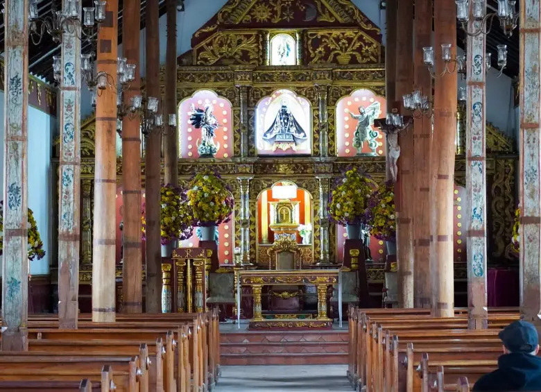 Esta es una de las iglesias que fueron visitadas en Rionegro por la Red Mundial de Destinos de Turismo Religioso. FOTO: Cortesía Alcaldía de Rionegro