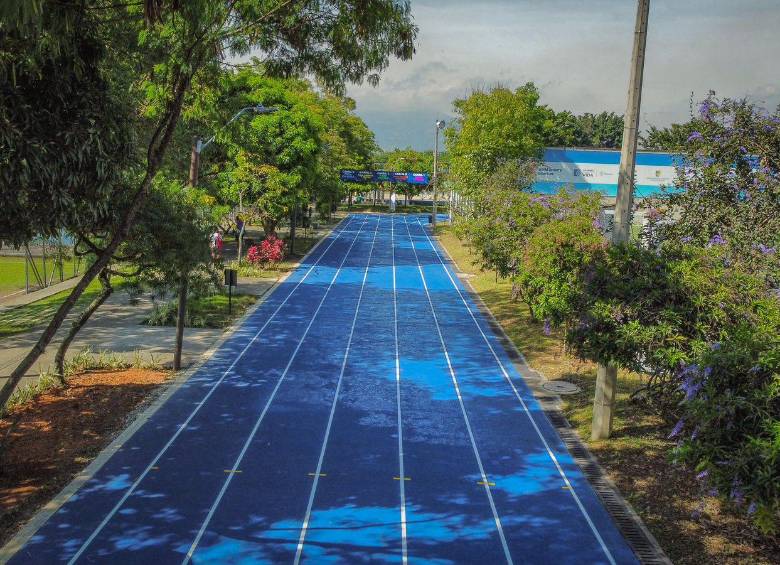 Los trabajos de la pista tuvieron una inversión a los $4.200 millones. FOTO: Cortesía Alcaldía