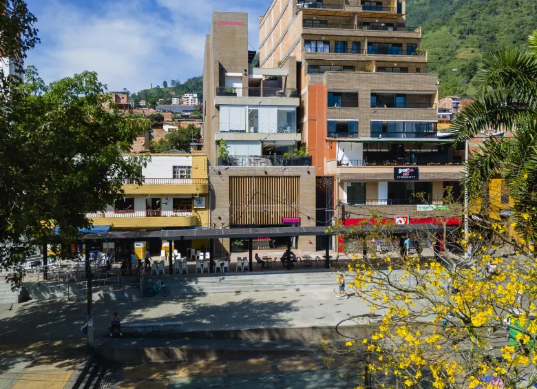 La nueva sede de Comfama en el parque de Amagá. FOTO: CORTESÍA