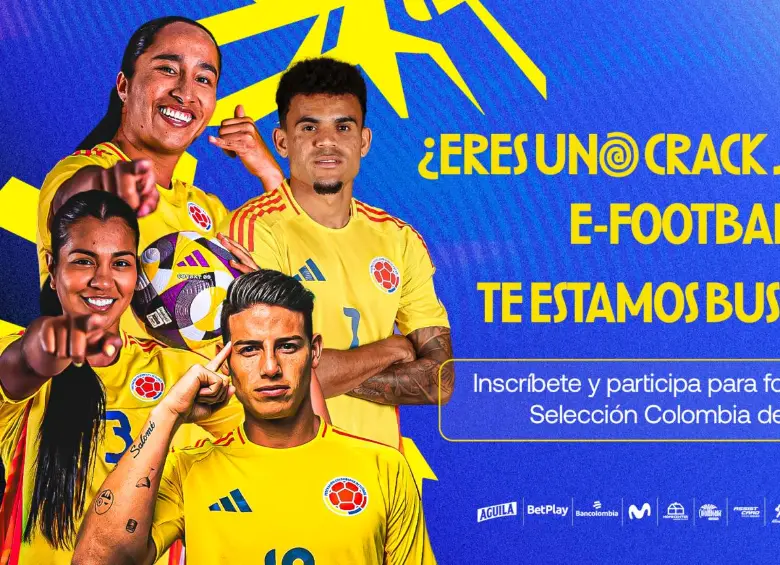 La FCF y Movistar organizarán las finales del Torneo Nacional de eFootball™ 2025 en Bogotá; los ganadores representarán a Colombia en el camino hacia el Mundial FIFAe en Riad. FOTO cortesía