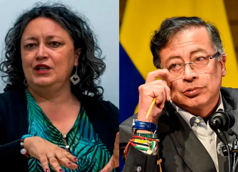 La senadora Angélica Lozano lanzó duras advertencias sobre la emisión de deuda del Gobierno del presidente Gustavo Petro. FOTO EL COLOMBIANO Y COLPRENSA