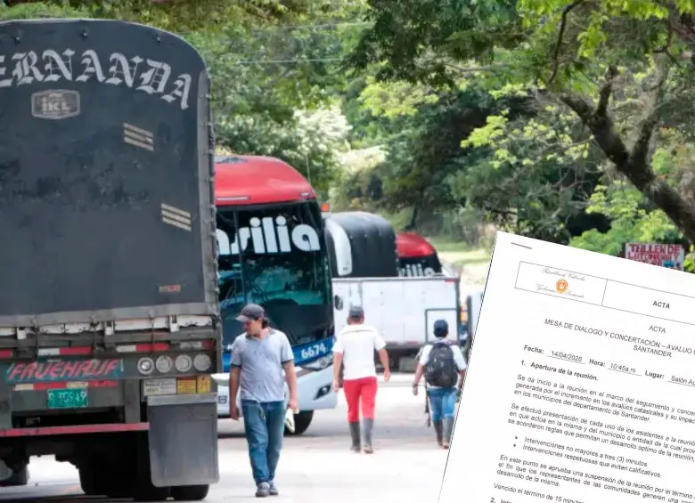 Tras seis días se levanta el paro en el departamento de Santander, Colombia, tras polémica por avalúo catastral. FOTO COLPRENSA