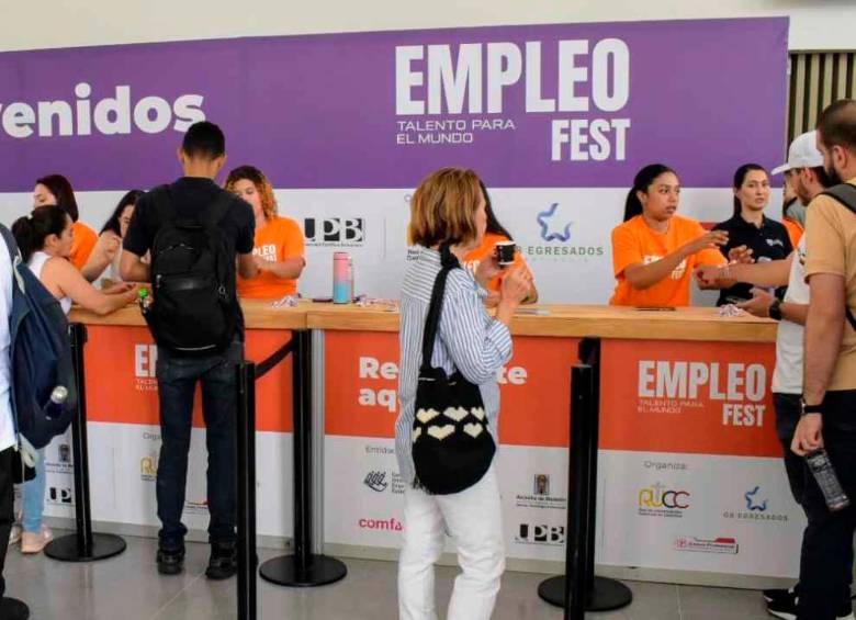 Asistentes podrán postularse a más de 10.000 vacantes durante el Empleo Fest 2025 en Medellín. FOTO: CORTESÍA
