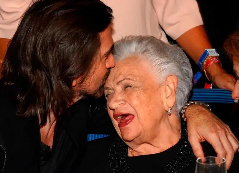 Esta es Alicia Vásquez, la madre de Juanes. FOTO Getty