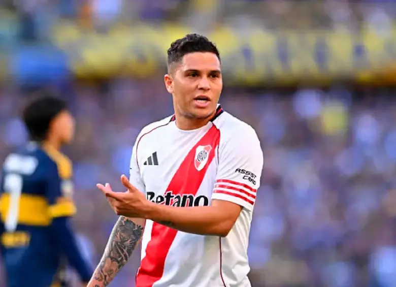 Juan Fernando Quintero, uno de los grandes referentes de River Plate. FOTO GETTY
