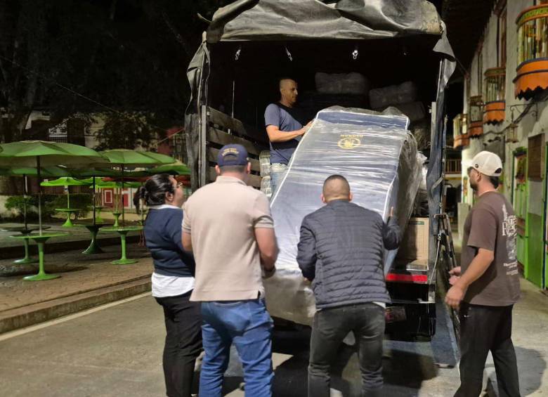 Las fuertes lluvias dejaron un saldo de tres personas fallecidas y tres heridas en el municipio de Pueblorrico. FOTO: Cortesía Dagran