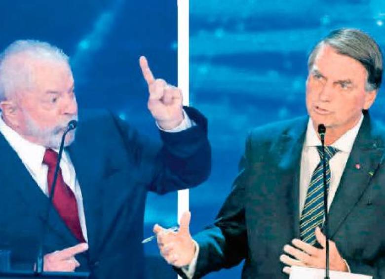 Lula Da Silva (izquierda) y Jair Bolsonaro ya fueron presidentes de Brasil y buscan la reelección. La segunda vuelta electoral será el próximo 30 de octubre. FOTOS: Getty y AFP