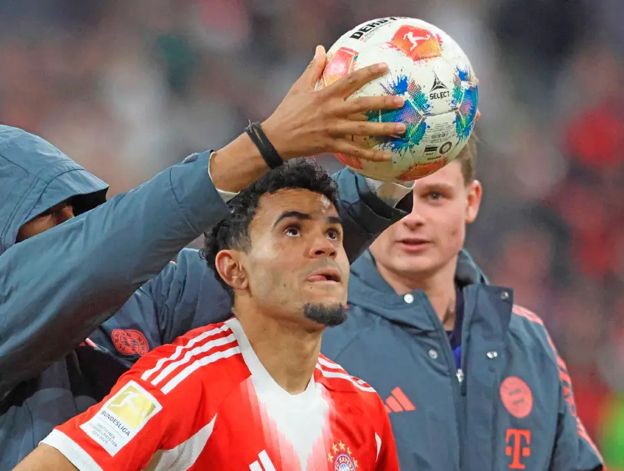 Luis Díaz suma 13 goles con Bayern con el Múnich. FOTO X-BAYERN