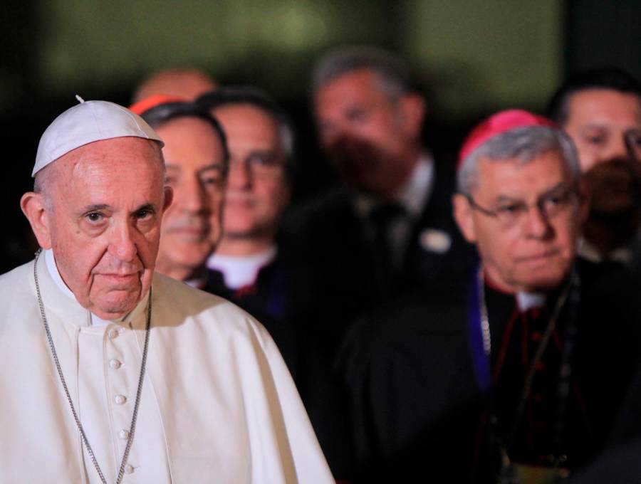 El papa se solidarizó con los católicos de Tierra Santa, a pocos días de Pascua. FOTO: Colprensa