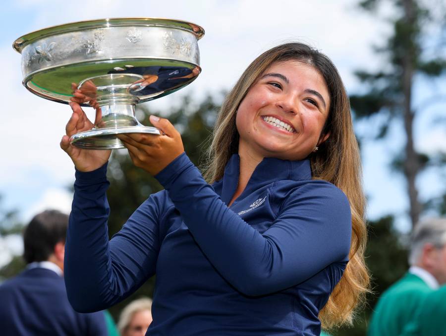 La golfista caleña María José Marín se coronó campeona del Augusta National Women’s Amateur que se disputó en Georgia, Estados Unidos. FOTO GETTY 