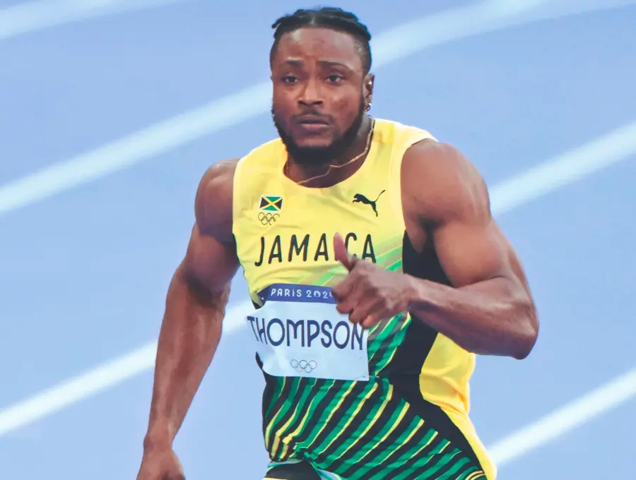 El atleta jamaiquino Kishane Thompson es el vigente medallista de plata olímpico. En París 2024 perdió el primer lugar del podio con el estadounidense Noah Lyles, actual campeón mundial de la prueba. <span class="mln_uppercase_mln">FOTO</span> <b><span class="mln_uppercase_mln">getty</span></b>