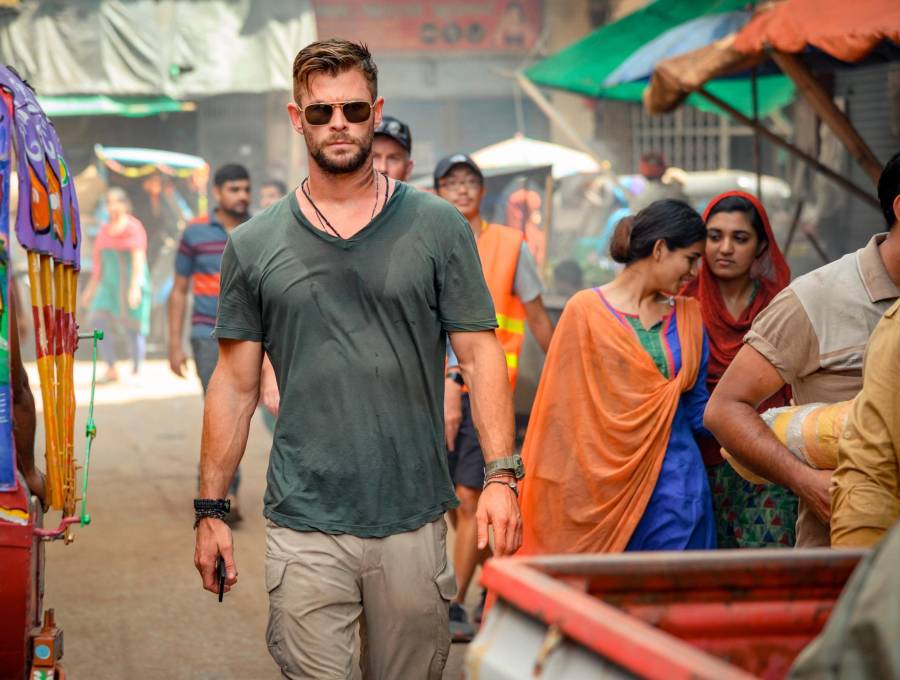 Chris Hemsworth en una de sus películas de acción. FOTO: Cortesía