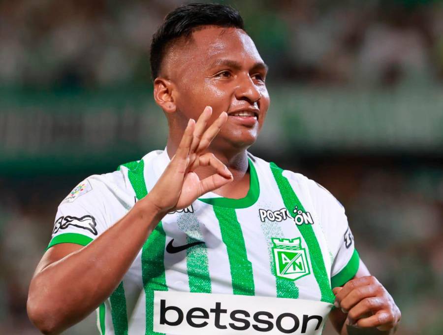 Alfredo Morelos suma 31 goles en 89 presencias con Atlético Nacional. Foto: Manuel Saldarriaga Quintero