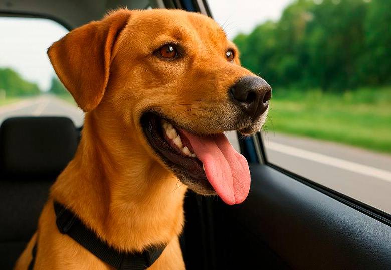 Beneficios de viajar en auto con tu mascota