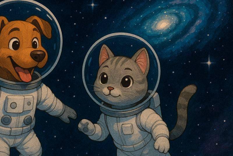 Los perros y gatos que cambiaron la ciencia espacial