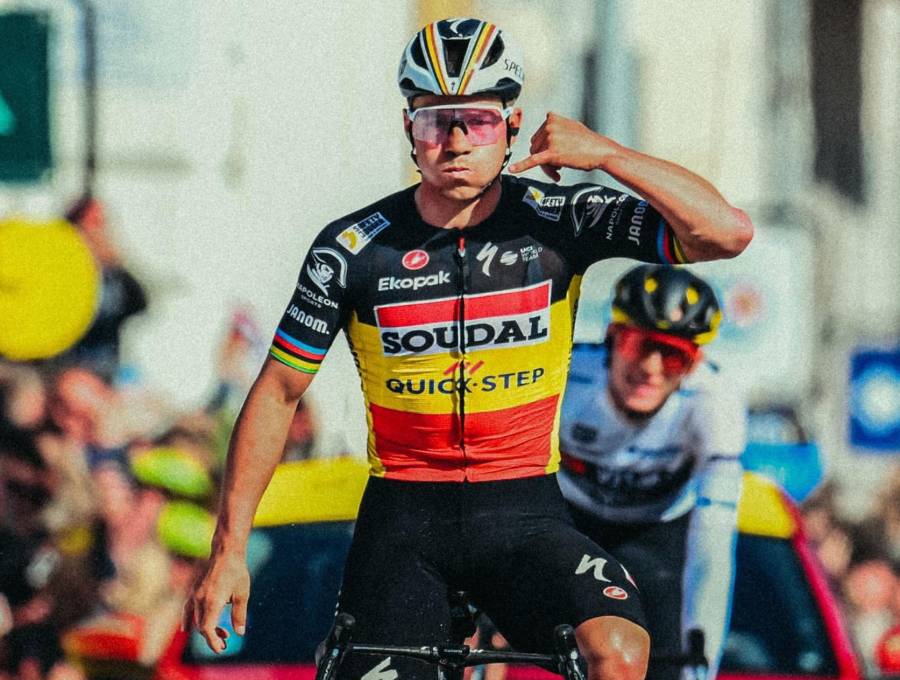 Remco Evenepoel es uno de los ciclistas actuales dentro del top de favoritos para conquistar las grandes vueltas. FOTO: CUENTA DE X @EvenepoelRemco