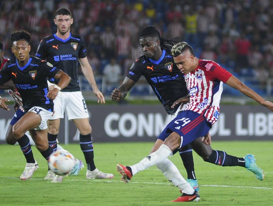En los tres primeros partidos de la fase de grupos, Junior ha sudado cinco puntos, producto de una victoria y dos empates en condición de local. FOTO: CUENTA DE X @Libertadores