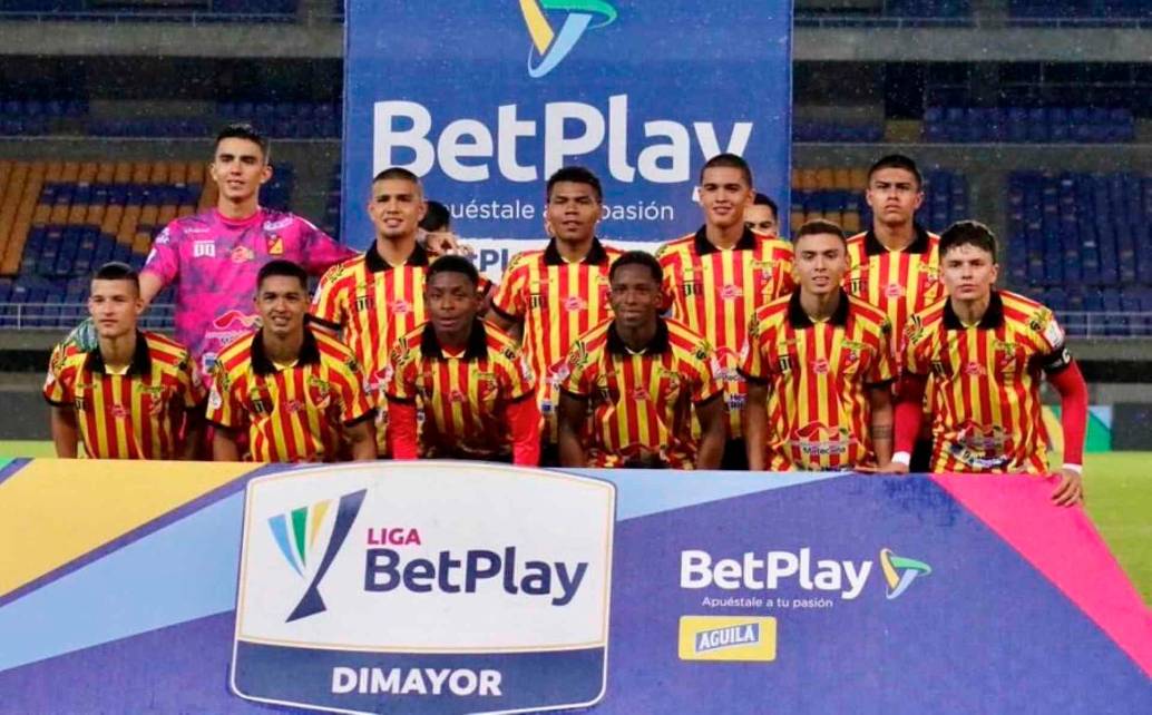 Este es el cuadro de jóvenes que Pereira mostró en el Hernán Ramírez Villegas para el duelo ante Águilas Doradas. FOTO CORTESÍA PEREIRA Este es el cuadro de jóvenes que Pereira mostró en el Hernán Ramírez Villegas para el duelo ante Águilas Doradas. FOTO CORTESÍA PEREIRA