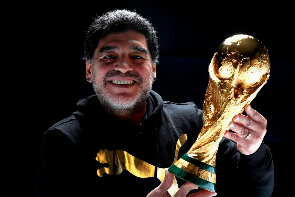 Diego Maradona campeón con Argentina de la Copa Mundo de 1986 en México. FOTO GETTY Diego Maradona campeón con Argentina de la Copa Mundo de 1986 en México. FOTO GETTY