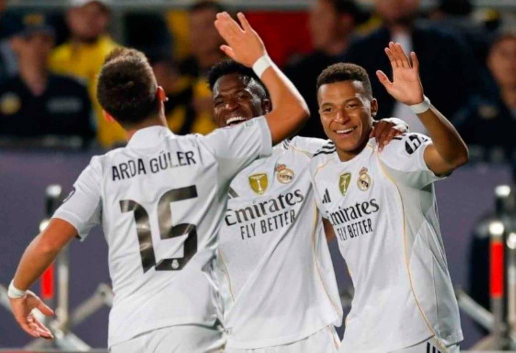 Kylian Mbappé espera celebrar con el Real Madrid la victoria en el clásico ante Barcelona, previsto para este domingo. FOTO TOMADA X @realmadrid Kylian Mbappé espera celebrar con el Real Madrid la victoria en el clásico ante Barcelona, previsto para este domingo. FOTO TOMADA X @realmadrid