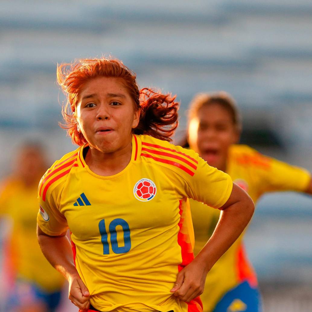 Gabriela Rodríguez es la goleadora del Sudamericano Femenino Sub-20 con 6 anotaciones. FOTO Tomada de ‘X’: @CONMEBOL