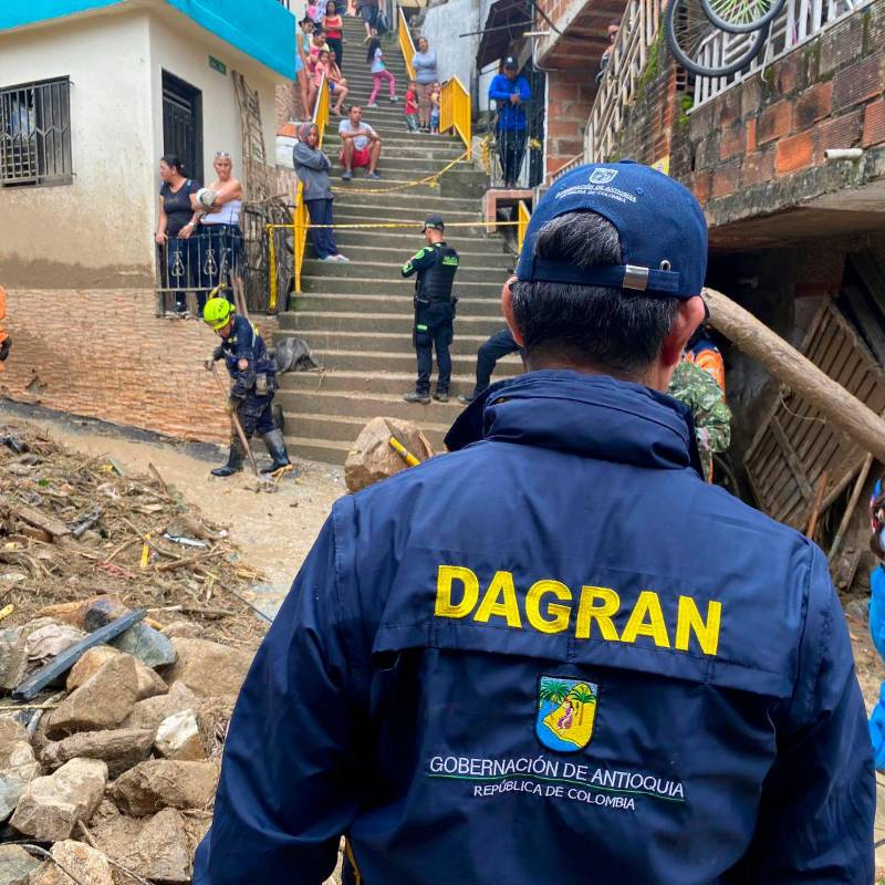 230 emergencias han sido reportadas en Antioquia este año. Lo preocupante es que la temporada de lluvias todavía no arranca. FOTO: CORTESÍA