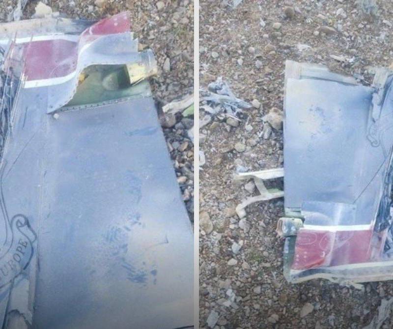 La prensa iraní difundió imágenes de los restos del aparato. Fotos: Guardia Revolucionaria Islámica