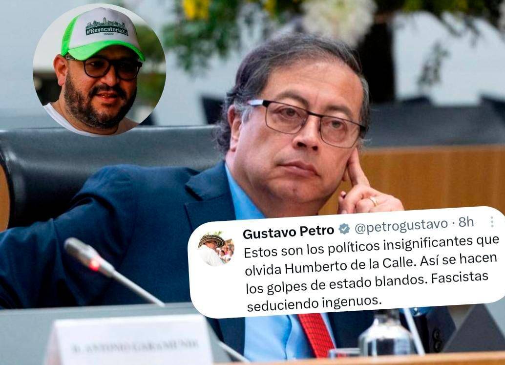 El presidente Gustavo Petro respondió a los duros señalamientos del concejal de Medellín, Andrés “Gury” Rodríguez. FOTO COLPRENSA 