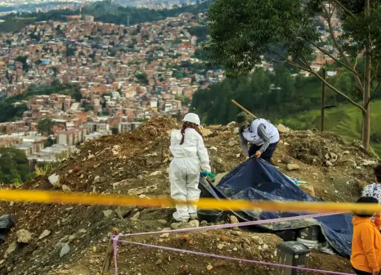Con la incorporación de La Arenera, el área de búsqueda en este sector de la comuna 13 se amplía a casi 7.000 metros cuadrados. FOTO ARCHIVO-CAMILO SUÁREZ