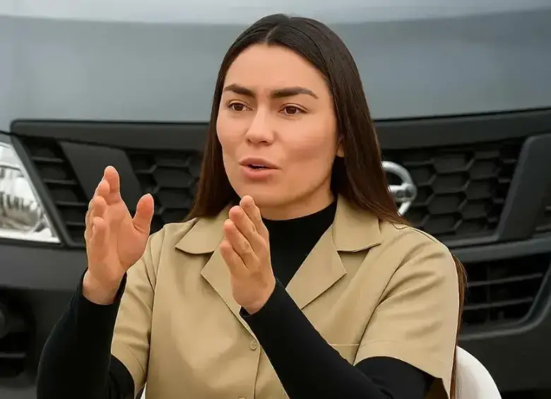 Daneidy Barrera Rojas, conocida como ‘Epa Colombia’, paga una condena de cinco años en la cárcel El Buen Pastor, en Bogotá. FOTO: Captura de video