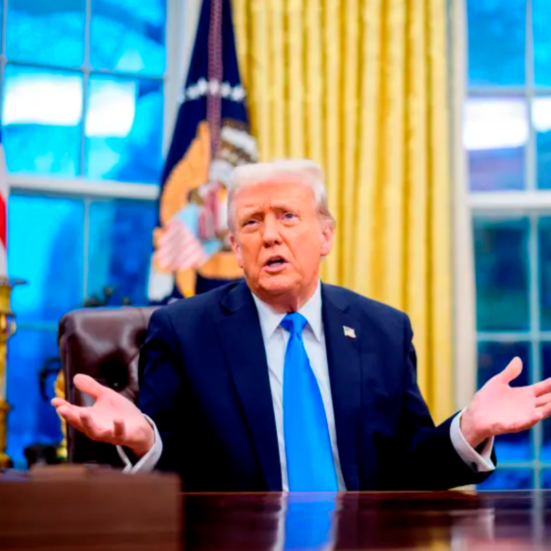 Con esta estrategia, el presidente de Estados Unidos, Donald Trump, busca consolidar la supremacía de su país. FOTO: Getty