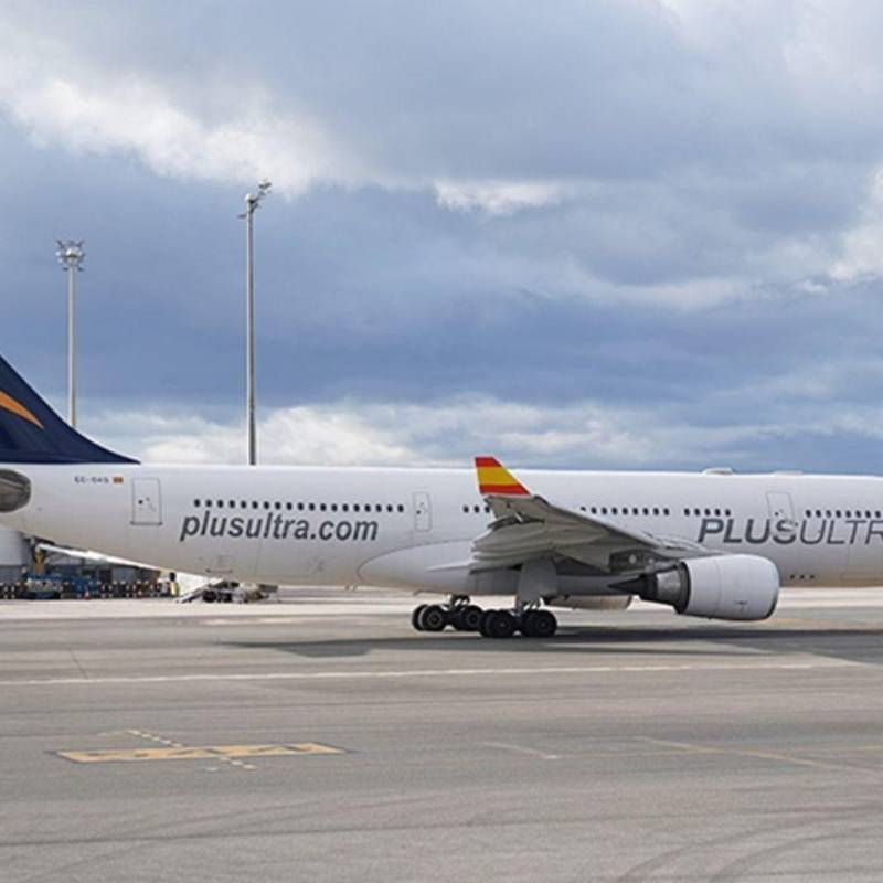 Plus Ultra opera vuelos directos desde Bogotá y Cartagena hacia Madrid. FOTO: PLUS ULTRA