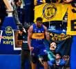 Andrés Ibargüen celebra uno de sus puntos en la obtención del título con Boca Juniors en la Liga de Argentina. <span class=mln_uppercase_mln>FOTO</span><b><span class=mln_uppercase_mln> cortesía dpb</span></b>