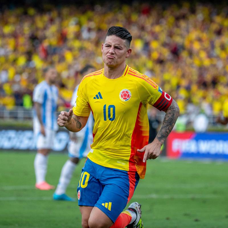 James Rodríguez disputará con Colombia su tercer Mundial de fútbol de mayores. FOTO JUAN ANTONIO SÁNCHEZ