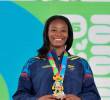 Sharol Angulo consiguió la medalla de plata en la categoría -78 kg de judo femenino. FOTO: <b>INSTAGRAM COMITÉ OLÍMPICO COLOMBIANO</b>