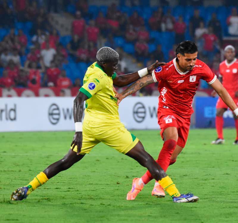 Yeisón Guzmán es la cara del ataque del América de Cali. El antioqueño lleva 10 goles con el conjunto escarlata. FOTO:GETTY