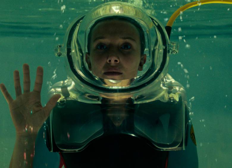 Millie Bobby Brown, la actriz a quien vimos crecer en Stranger Things. FOTO Cortesía Netflix