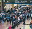Con 13,7 millones de viajes realizados en 2024, el aeropuerto José María Córdova sobrepasó su capacidad que es de 11 millones. FOTO: Julio César Herrera