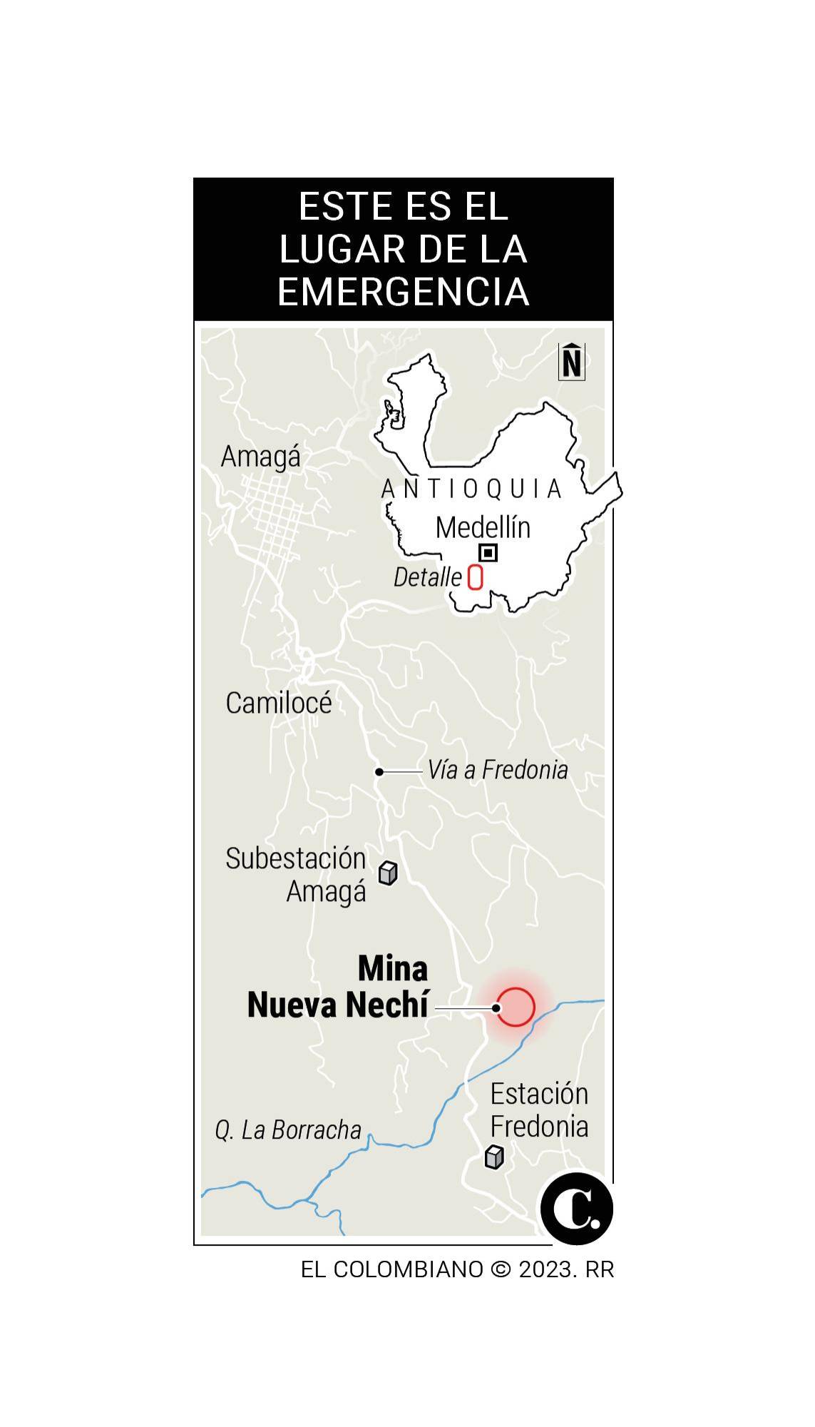 “Lo esperaré afuera de la mina hasta el final, lo amaré por siempre”: la angustiosa búsqueda de mineros atrapados en Amagá