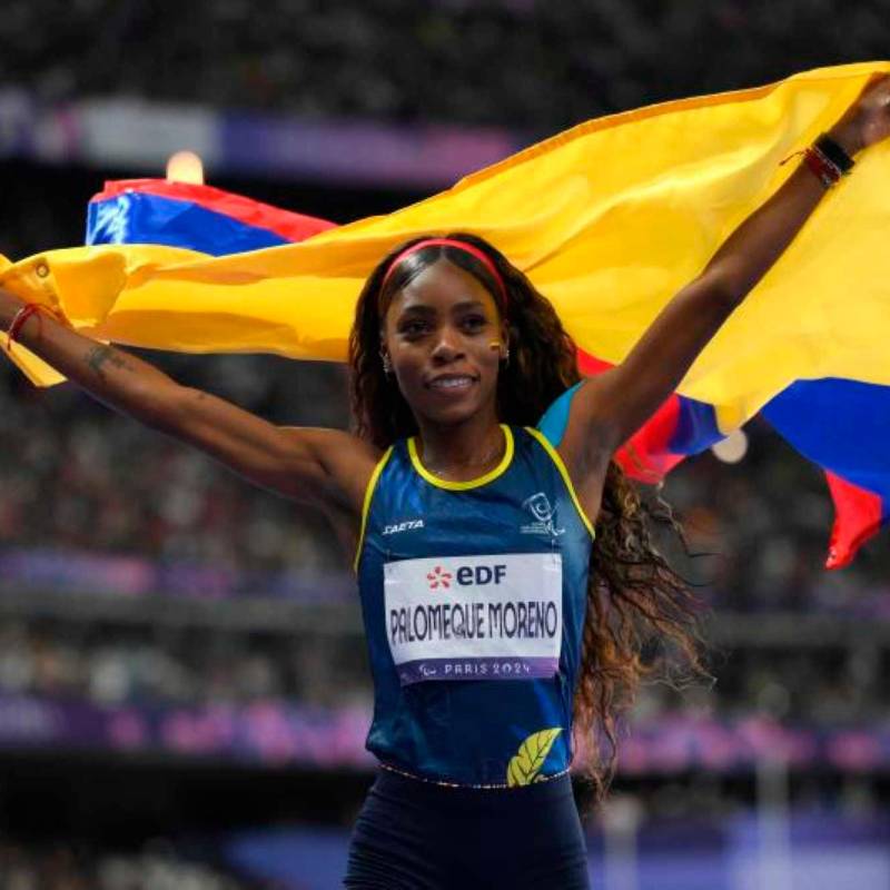La para atleta antioqueña Karen Tatiana Palomeque fue elegida como la deportista del Año femenina del deporte paralímpico. FOTO GETTY