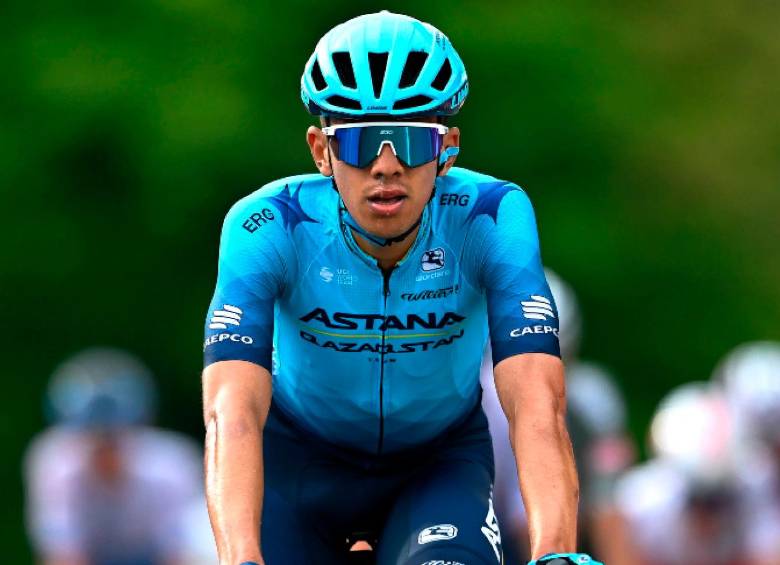 Harold Tejada viene siendo uno de los corredores colombianos más regulares en los últimos años en el ciclismo de Europa. FOTO X-ASTANA
