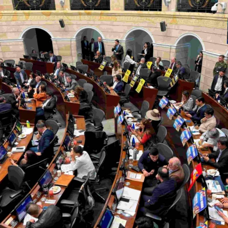 El Senado le dijo no a la consulta popular del presidente Gustavo Petro. Foto: Colprensa