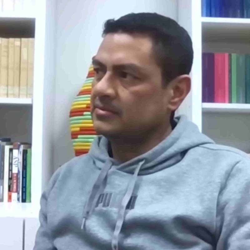 Óscar Hernán Monsalve, hermano de Juan Guillermo Monsalve, testigo clave contra Álvaro Uribe. Foto: captura de pantalla