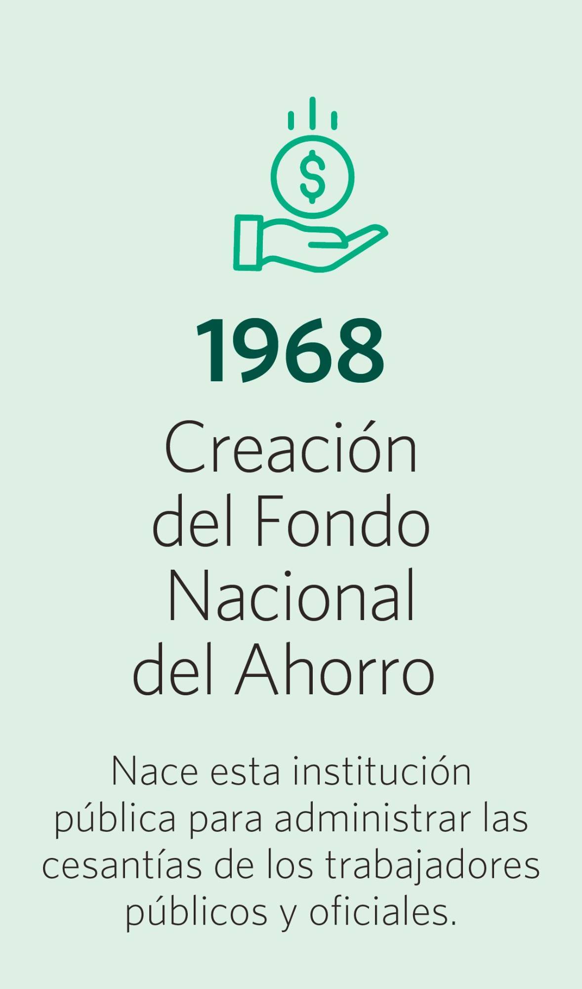 Cronología de las cesantías 