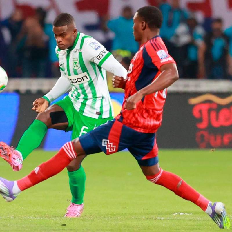 Atlético Nacional juega en condición de local en el Atanasio Girardot, mientras que el DIM es visitante. Foto: Manuel Saldarriaga