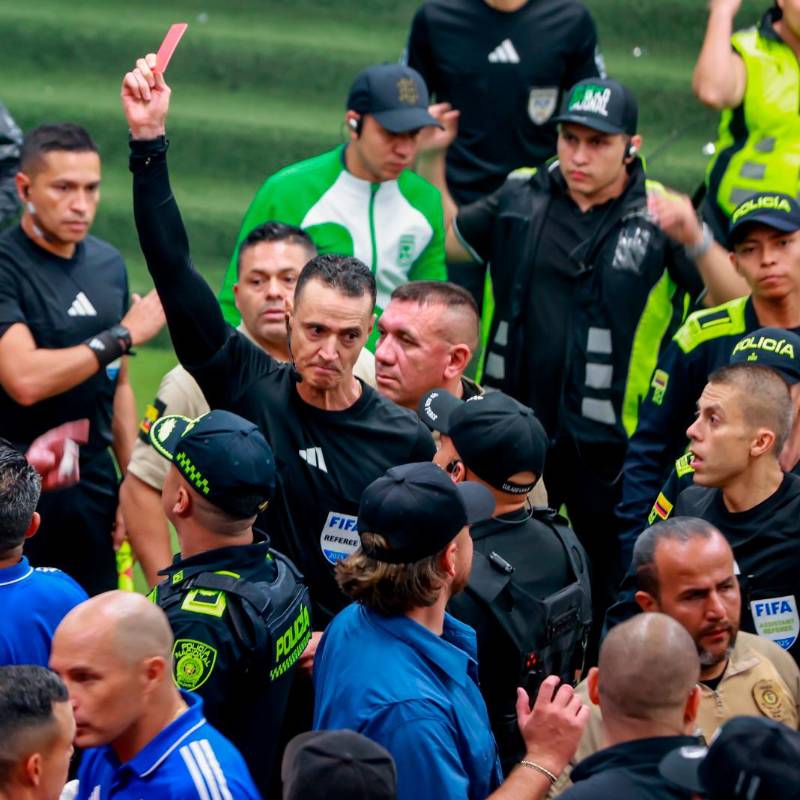 Wilmar Roldán alcanzó un registro de amarillas que no había alcanzado hace más de 10 años. Foto: Manuel Saldarriaga. 