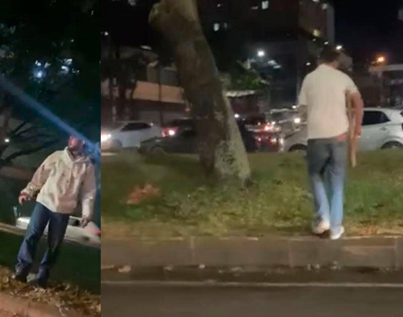 En video: Brutal ataque de un taxista con un bate dejó a un joven de 23 años en UCI