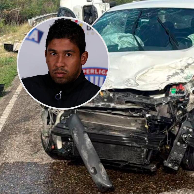 Christian Marrugo conducía el vehículo que resultó involucrado en el accidente de tránsito en la Ruta 90 en Cartagena. FOTOS: Colprensa 