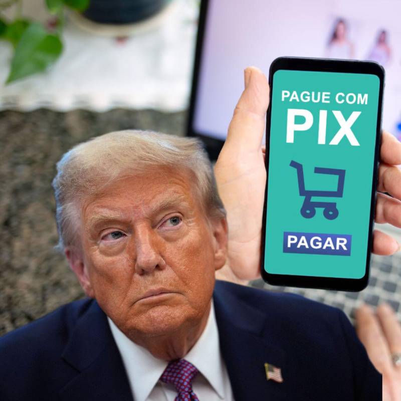 Trump ha amenazado con imponer un 50 % de aranceles a Brasil si no retira el sistema Pix de operación. FOTOS: Getty